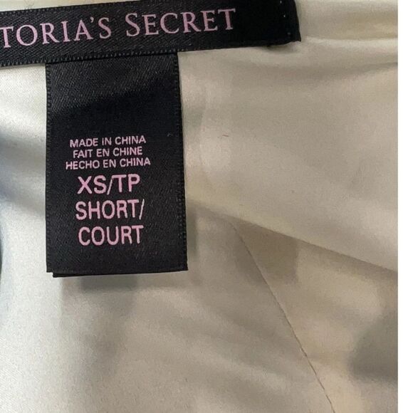 Victoria Secret Vintage Ivory Satin Pleated Maxi Dress Elegant Cream Y2K 90s - Picture 6 of 9